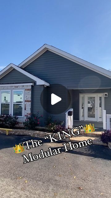 Chance’s Home World on Instagram: "👑This modular home is the “KING” and it’s BAD! This prefab house is loaded with all types of features! WATCH the FULL tour on the channel for all the info and pricing, LINK IN BIO! #modularhome #manufacturedhomes #prefabhouse #prefabhomes #housetour #newhome #realestate #mobilehome #house" Triple Wide Modular Homes, Modular Homes Texas, Modular Homes Farmhouse, Clayton Modular Homes, Small Modular Homes, Triple Wide Mobile Homes, Modular Home Prices, Frame Wreaths, Best Modular Homes