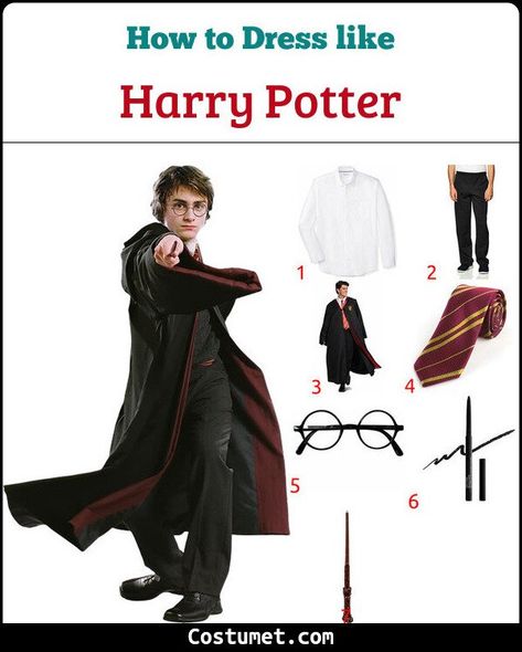 Harry Potter Costume For Kids Boys, Mens Harry Potter Costume, Harry Potter Costume Ideas Men, Harry Potter Party Outfit, Harry Potter Costume For Kids, Harry Potter Diy Costumes, Easy Harry Potter Costume, Book Characters Costumes, Halloween Costumes Harry Potter