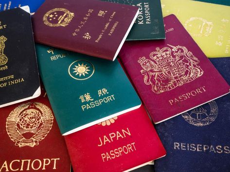 Here’s What Your Passport Colour Really Means Fake Dollar Bill, Passport Documents, Canadian Passport, Banknotes Money, Passport Services, Live Abroad, Dollar Note, Money Bill, Buy Cryptocurrency