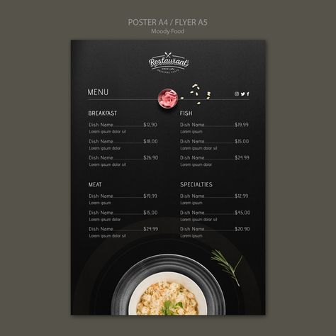 Cafe Menu Design, Menu Card Design, Poster Food, Restaurant Poster, Sushi Design, Menu Flyer, Dining Menu, Graphic Design Brochure, Restaurant Website