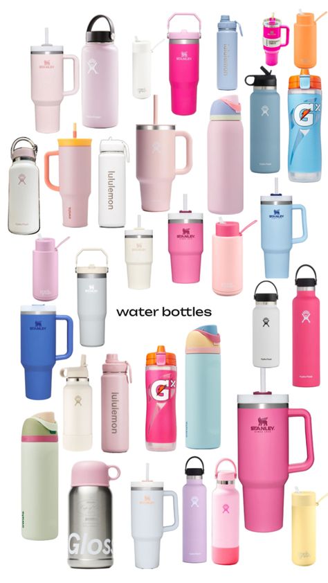 Middle School Supplies, Pretty School Supplies, Everyday Bag Essentials, Preppy Accessories, Nike Shoes Women Fashion, Danish Pastel Aesthetic, Trendy Water Bottles, School Bag Essentials, Preppy Girls