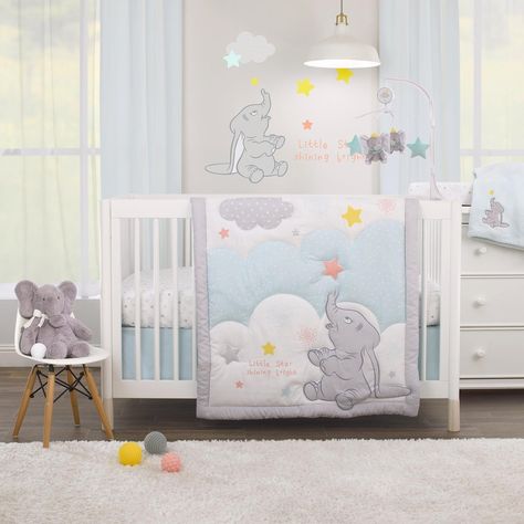 All Posts • Instagram Dumbo Nursery, Disney Baby Rooms, Disney Baby Nurseries, Crib Decoration, Baby Dumbo, Star Baby Blanket, Tema Disney, Baby Boy Room Nursery, Baby Crib Bedding