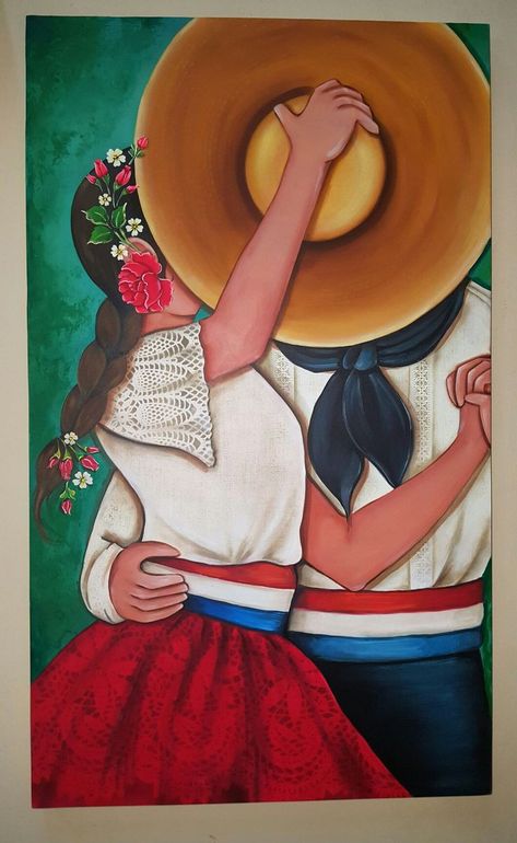 Mexican Paintings Ideas, Mexican Pictures, Mexican Folk Art Decor, Mexican Art Painting, Mexican Artwork, Hispanic Art, Mexican Paintings, Abstract Painting Diy, Latino Art