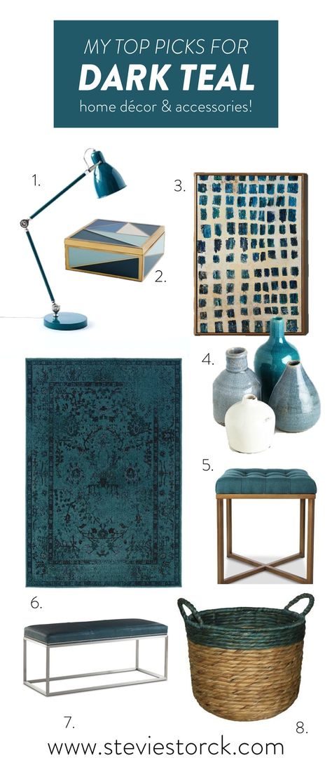 Teal Accessories, Teal Kitchen Decor, Teal Home Decor, Teal Interiors, Target Inspired Home Decor, Teal Decor, Teal Bedroom, Teal Kitchen, Kitchen Decor Themes