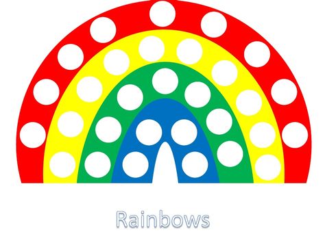 Rainbow Pompom Template Pom Pom Template, Educational Activities For Preschoolers, Preschool Counting, Farm Preschool, Fun Educational Activities, Montessori Toddler Activities, Preschool Colors, Do A Dot, Homemade Toys