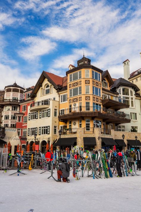 Top Things to Do in Vail Colorado! (Special Winter Edition) Vail Colorado Winter, Vail Village, Vail Co, Colorado Winter, Fun Winter Activities, Honey Moon, Colorado Vacation, Vail Colorado, Colorado Skiing