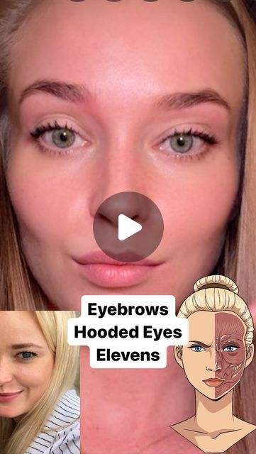 Eye Massage For Hooded Eyes, Face Yoga Hooded Eyes, Face Yoga For Hooded Eyes, Droopy Eyebrows, Frown Lines Between Eyes, Yoga Face, Facial Routine, Facial Routine Skincare, Frown Lines