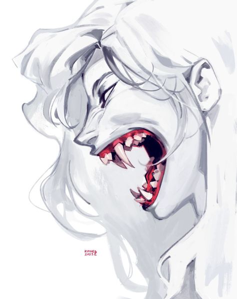 Teeth Drawing, Teeth Art, Mouth Drawing, Sharp Teeth, Monster Art, Drawing Reference Poses, Art Inspiration Drawing, The Deep, Art Reference Poses