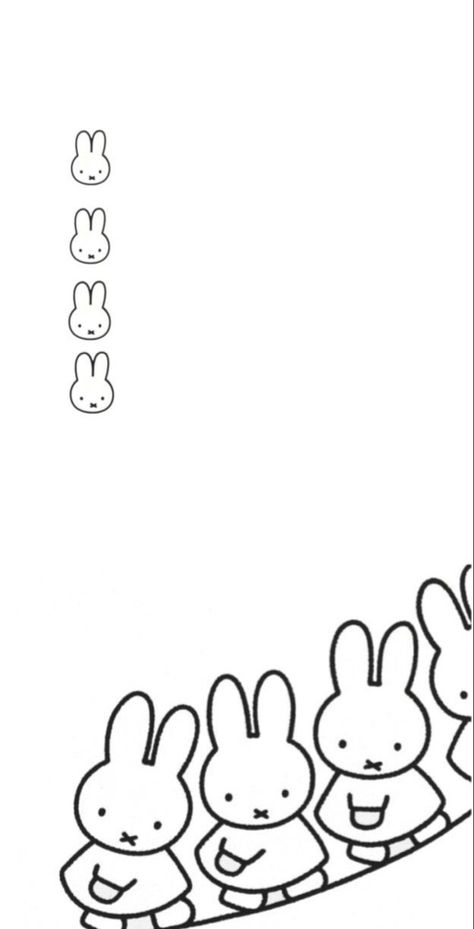 Muffy Rabbit Wallpaper, Miffy Strawberry Wallpaper, Miffy White Background, Miffy Fall Wallpaper, Blue Miffy Wallpaper, Miffy Iphone Wallpaper, Black And White Wallpaper Cute, Cute Miffy Wallpaper, Miffy Phone Wallpaper