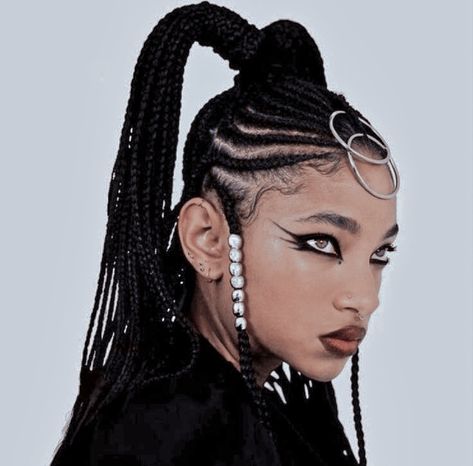 Futuristic Hairstyles, Futuristic Hair, Punk Hair, Fantasy Hair, Black Makeup, Hair Shows, Afro Punk, Hair Reference, How To Draw Hair