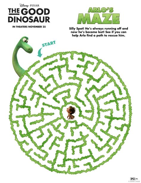 Free Disney Pixar The Good Dinosaur Printable Maze Pumpkin Stencils Free Printable, The Good Dinosaur Party, Halloween Labels Free, Dinosaur Pumpkin, Disney Dinosaur, Pumpkin Stencils Free, Dinosaur Movie, Dinosaur Party Ideas, Printable Mazes