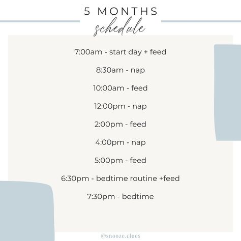 5 months old is a crucial time for baby’s sleep development. They begin to consolidate their naps and may even start showing signs of sleep regression. 😴 Establishing a consistent sleep schedule is key during this age. It helps regulate their internal clock, making it easier for them to fall asleep and stay asleep. A routine provides a sense of security, helping your baby know what to expect and when, which can lead to more restful nights for everyone! 💤🌙 Every baby is unique, so be sure to... 5 Month Old Sleep Schedule, 5 Month Old Sleep, Clock Making, 5 Month Old, Sleep Schedule, Baby Time, 5 Months, Fall Asleep, How To Fall Asleep