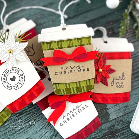 Christmas Gift Tags Stampin Up, Christmas Tags Handmade, Tags Stampin Up, Christmas Present Wrap, Diy Christmas Tags, Christmas Gift Tags Diy, Christmas Gift Tags Handmade, Xmas Tags, Ornament Tags