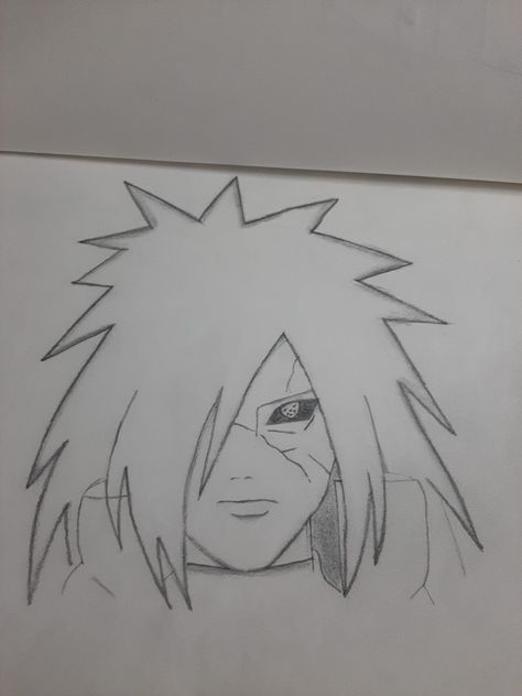 Madara Uchiha Drawing, Uchiha Drawing, Madara Uchiha, Drawing Easy, Anime Sketch, Anime Naruto, Easy Drawings, Anime Drawings, Naruto