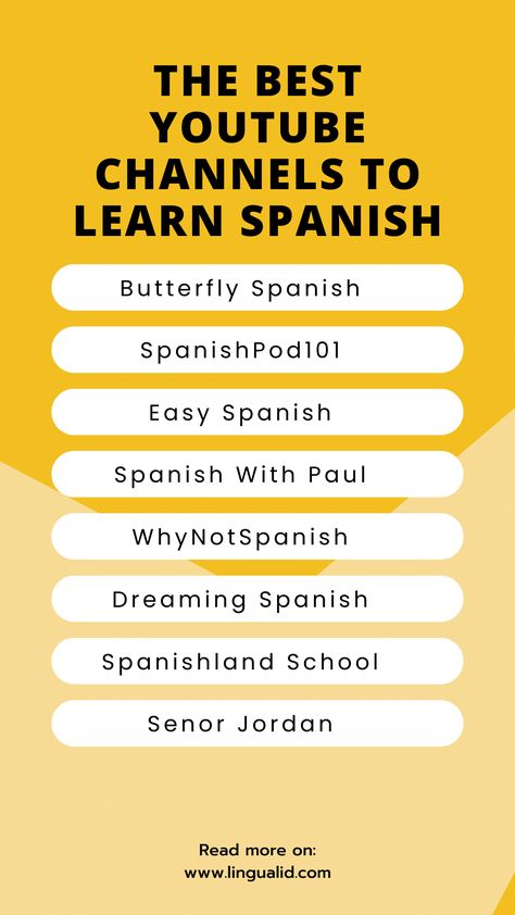 Language Learning Websites, Best Youtube Channels, Useful Spanish Phrases, Spanish Learning Activities, Spanish Words For Beginners, Basic Spanish Words, Learn Spanish Online, Sign Language Words, Learning Languages Tips