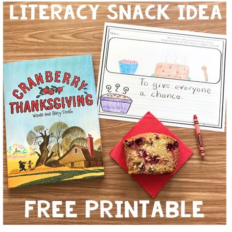 You searched for literacy snack - Page 9 of 12 - Primary Playground Fiar Cranberry Thanksgiving, Literary Snack Idea, Cranberry Thanksgiving Book Activities, Literary Snacks, Cranberry Thanksgiving Book, Cottage School, Thanksgiving Read Aloud, Rainbow In A Jar, Thanksgiving Literacy