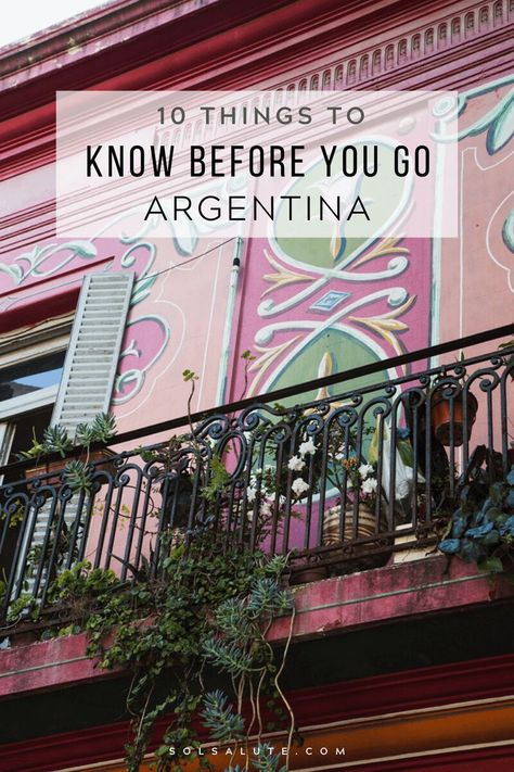 Buenos Aires Travel, South America Travel Itinerary, South America Travel Destinations, Visit Argentina, South America Destinations, Best Trip, Important Things To Know, Central America Travel, Argentina Travel