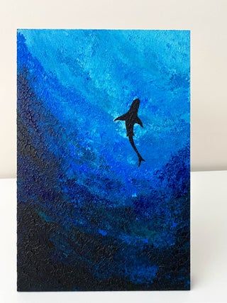 Deep Blue Sea: Technique for Beginners : 6 Steps (with Pictures) - Instructables Deep Sea Painting Acrylic, Blue Acrylic Painting Ideas, Sea Animal Paintings, Deep Sea Painting, Deep Sea Art, Blue Sea Painting, Deep Underwater, Aquatic Animal, Painting Methods