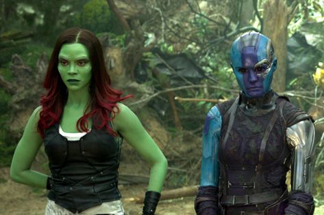 Nebula Character, Gamora And Nebula, Sisters Movie, Seth Green, Soul Stone, Peter Quill, Fan Theories, Ultimate Warrior, Karen Gillan