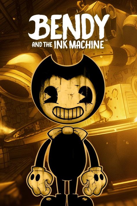 Games To Play With Kids, Video Game Posters, Bendy And The Ink Machine, Poster Retro, Horror Game, Retro Poster, Canvas Poster, Movie Poster, San Valentino