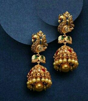 Buttalu Earrings Gold Nakshi, Kammalu Buttalu Gold, Gold Jumkas Design, Gold Buttalu Earrings Latest, Jumki Gold, Gold Jumkas, Golden Jhumka, Gold Earrings For Kids, Ear Tops