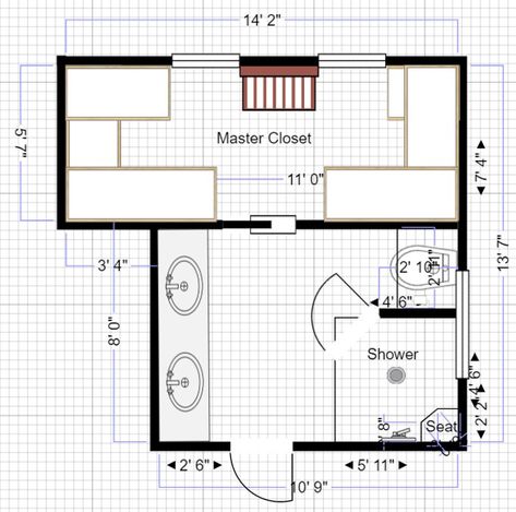 Bathroom And Closet Layout, Master Walk In Closet And Bathroom Combo Layout, Walk Through Closet To Bathroom Layout, Walk In Closet And Bathroom Combo, Bathroom And Closet Combo, Master Bath And Closet Layout, Walk Through Closet To Bathroom, Closet And Bathroom Combo, Closet To Bathroom