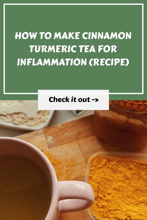 Inflammation is at the center of diseases. In this article we reveal an easy to prepare cinnamon turmeric Tea for inflammation to boost you up in a jiffy. Cinnamon Green Tea, Green Tea Benefits Health, Tea For Inflammation, Cinnamon Health Benefits, Cinnamon Benefits, Green Tea And Honey, Turmeric Health Benefits, Tea Health Benefits, Green Tea Benefits