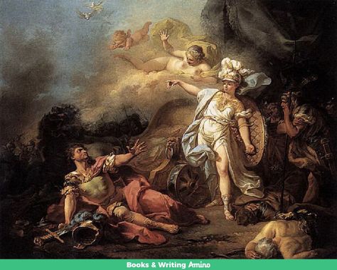 Jacque Louis David, Neoclassical Art, Mythology Paintings, Greek Pantheon, Ancient Greek Gods, Greek Gods And Goddesses, Greek Mythology Art, Historical Painting, Roman Mythology