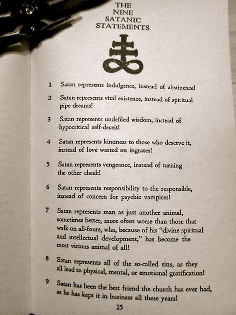 I find this incredibly interesting, especially number 7. This sounds much more like man kind than the Ten Commandments. Satanic Rules, Spiritual Satanism, Theistic Satanism, Satanic Bible, Laveyan Satanism, Psychic Vampire, The Satanic Bible, Ghost Hunting Equipment, Occult Art