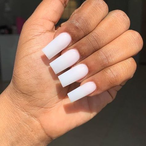 White Fake Nails, Tapered Square Nails, Drip Nails, White Acrylic Nails, Simple Acrylic Nails, Short Square Acrylic Nails, Nails White, Long Acrylic Nails Coffin, Long Square Acrylic Nails