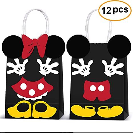 Minie Mouse Party, Minnie Mouse Party Supplies, Mickey Mouse Birthday Theme, Candy Gift Bags, Minnie Mouse Birthday Theme, Minnie Mouse Birthday Party Decorations, Bags For Kids, Mickey Mouse Clubhouse Birthday