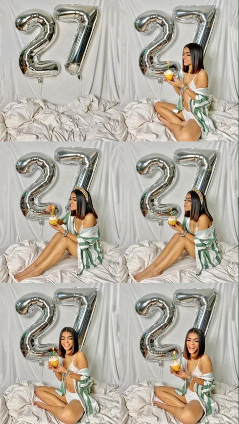 Birthday Ideas 27 Years Old, 27th Birthday Shoot Ideas, 28 Birthday Photoshoot Ideas For Women, Twenty Ate Birthday, 28 Photoshoot Ideas, 35 Year Old Photoshoot Ideas, 27 Photoshoot Ideas, 24 Photoshoot Ideas, 21 Birthday Picture Ideas