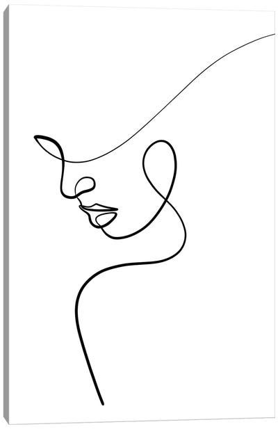 Tattoo Ideas Female Minimalist Aesthetic, Female Portrait Art Paintings, White And Black Canvas Art, Simple Line Art Ideas, 1 Line Art Easy, Black And White Drawings Aesthetic, Cool Black And White Drawings, One Line Art Easy, Black And White Drawing Ideas