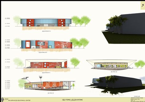 ELEVATION, SECTION AND VIEWS FOR AUDITORIUM. Auditorium Elevation, Elevation Ideas, Auditorium Design, Concept Ideas, Architecture Drawing Art, Signature Ideas, Architecture Design Concept, Art Academy, Architecture Sketch