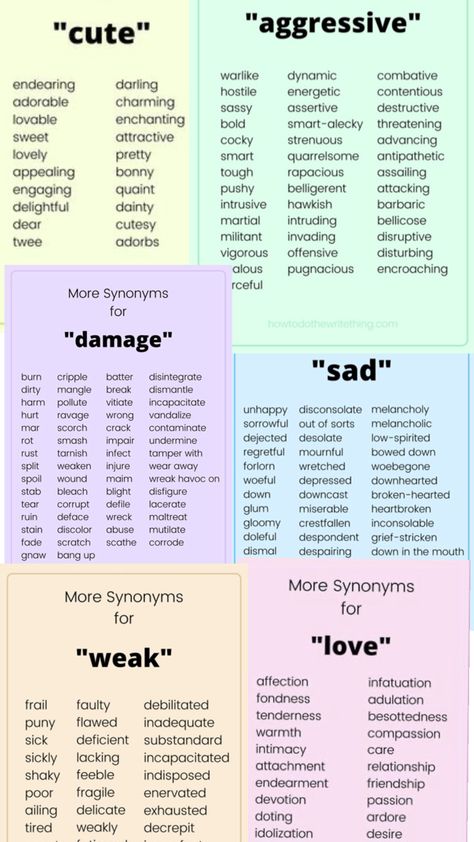 Taken from a bunch of small pins to replace general words when writing Words For Writing, Word Replacement, Writing Inspiration Tips, Words To Use, Small Words, Writing Words, Writing Inspiration, Writing, Pins