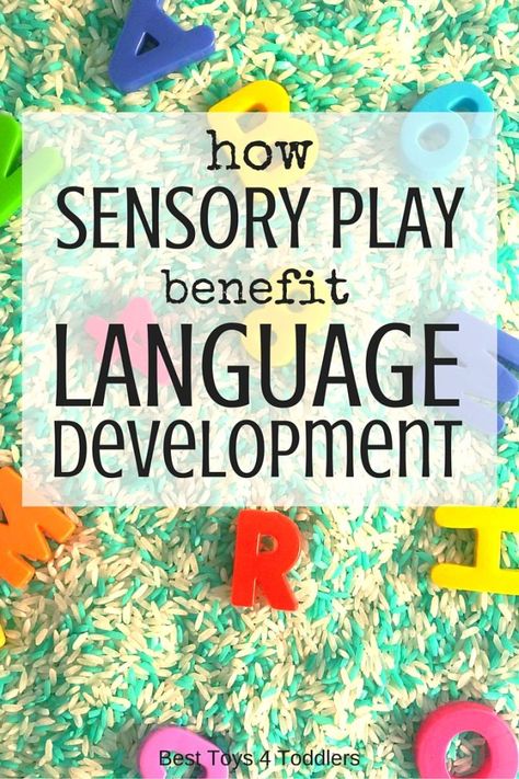 Best Toys 4 Toddlers - All the ways sensory play benefit language development with babies, toddlers and older kids Toddler Language Development, Language Development Activities, Communication Development, Christmas Gift For Kids, Animal Crochet, Toddler Development, Best Toys, Development Activities, Play Based Learning