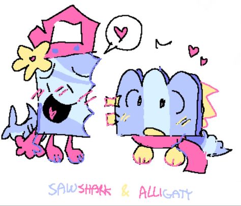 YURIIII💖💖💖💖💖 Object Show Ships, Gaty Bfb, Osc Oc, Object Show Oc, Bfb Ships, Object Oc, Nobody Loves Me, Object Show, Ship Drawing