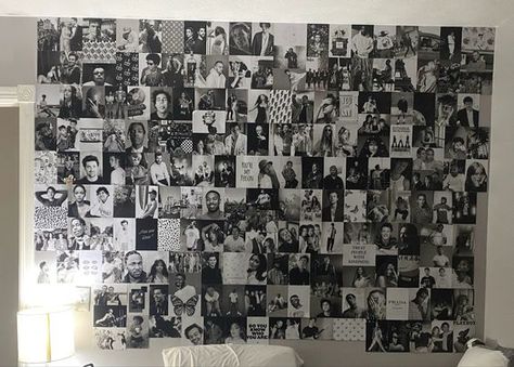 Wall collage Black And White Photo Wall Collage, Black And White Photo Collage Wall, Black And White Photo Wall Bedroom, Black And White Picture Collage, Polaroid Wall Ideas Aesthetic, Black And White Wall Collage, Photo Wall Collage Bedroom, Black And White Photo Collage, Mood Board Wall