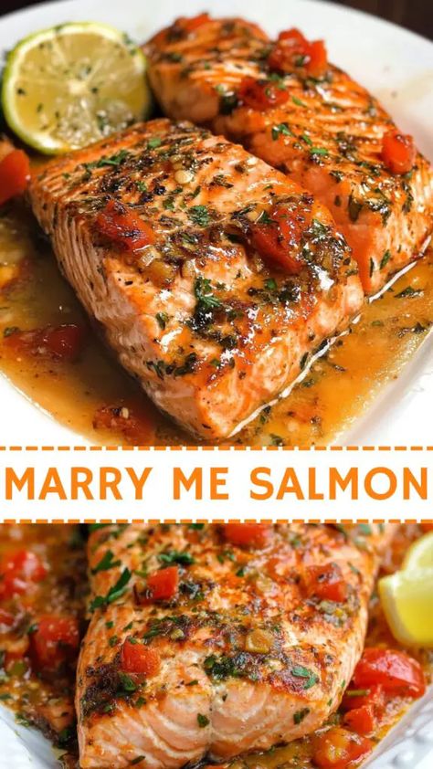 Healthy Creamy Salmon Recipes, Main Course Thanksgiving Recipes, Sun Dried Tomato Salmon Recipes, Salmon And Shrimp Recipes Healthy, Southern Salmon Recipes, Honey Soy Salmon Recipes, Salmon Meal Recipes Dinners, Spicy Baked Salmon, Salmon Menu Ideas