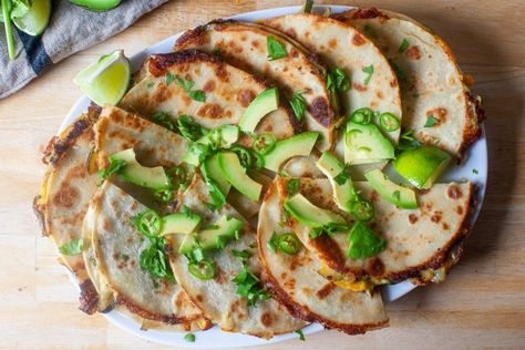 zucchini quesadillas – smitten kitchen Zucchini Quesadilla, Summer Succotash, Butter Mashed Potatoes, Red Pepper Soup, Tomato Relish, Green Bean Salads, Smitten Kitchen, Stuffed Pepper Soup, Summer Squash