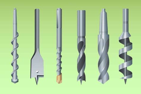 Different Types Of Drill Bits  https://drillly.com/different-types-of-drill-bits/	 #drillpress #drillpressvise #harborfreightdrillpress #drillpresstable #craftsmandrillpress #deltadrillpress #benchtopdrillpress #drillpressstand #DrillPress2018 Learn Carpentry, Drill Press Stand, Drill Press Table, Metal Bender, Drill Bit Sizes, Wood Drill Bits, Hall Of Mirrors, Dremel Tool, Drill Machine