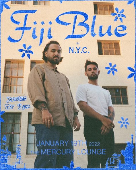 LA based duo Fiji Blue relese Goodbye 2024 Playlist, Fiji Blue, Berklee College Of Music, Eternal Summer, Blue Poster, Song Artists, It Takes Two, Music Posters, Editorial Layout