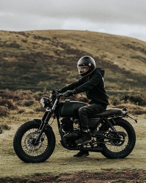 Mutts in the mountains. On location in the Pyrenees with @belstaff . . #muttmotorcycles #muttlife #custom #125cc #fatsabbath #rs13… | Instagram Honda Scrambler, Tracker Motorcycle, Cafe Racer Style, Long Island Ny, Pyrenees, Wild Ones, In The Mountains, Long Island, Cafe Racer