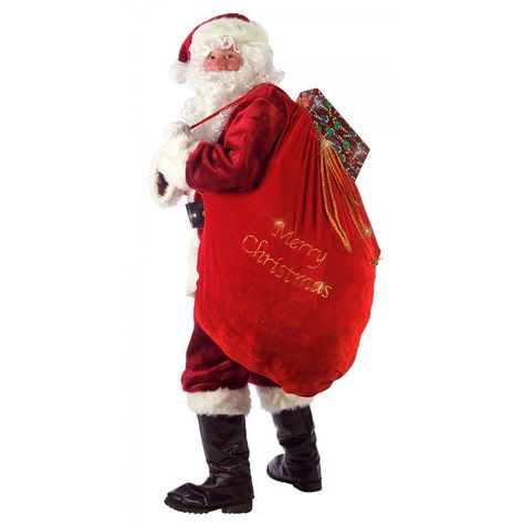 9.21 Amazon.com: Fun World Costumes Santa Sack, Red/Gold, 30"x36": Santa Bag: Clothing Santa Claus Toys, Santa Claus Suit, Toy Sack, Santa Claus Costume, California Costumes, Santa Bags, Gift Sack, Santa Costume, Candy Party Favors