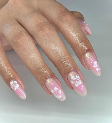 Twice Nails, Hawaii Nails, Pink Summer Nails, Nail Trend, Summery Nails, Purple Nail, Her Nails, Trend 2024, Acrylic Nails Coffin Short