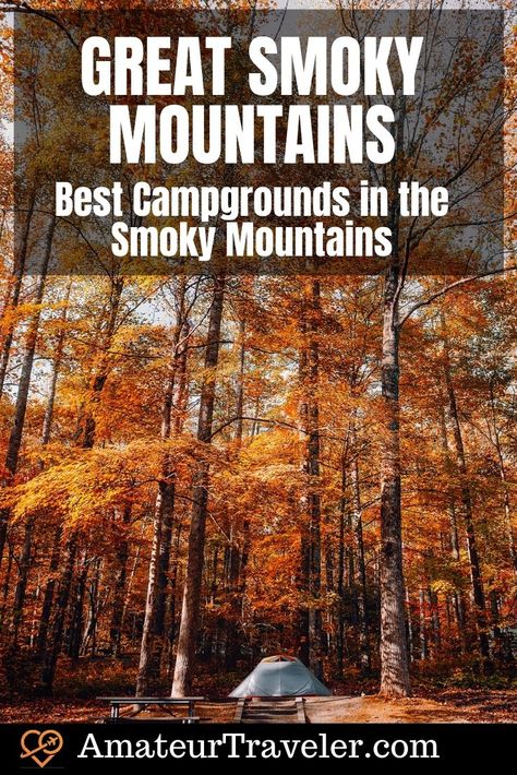 Camping In Smokey Mountains, Camping Smoky Mountains, Domestic Trips, Visit Tennessee, Camping In Tennessee, Colorado Camping, Smokey Mountains National Park, Smokey Mountains Vacation, Vacay Ideas