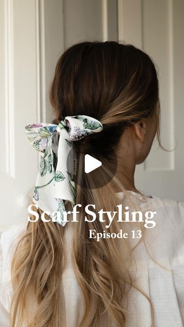 Fable England on Instagram: "Our twilly scarves can be styled infinite ways, here’s 3 ideas for you. You can buy this beautiful set of 3 but for a limited time we are offering the Royal Ditsy Twilly Scarf free with every order over £40! (UK only)   #scarfstyle #scarftutorial #twillyscarf #hairspo #hairtutorial #scarflover" Twilly Scarf In Hair, Twilly Scarf Styling, Twilly Hair Styles, Hermes Twilly Hair, Twilly Scarf Hair, Hairstyles With Scarf, Fable England, Hermes Twilly Scarf, Hermes Twilly