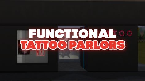 Open Tattoo, Sims 4 Tattoos, O Tattoo, Tattoo Parlor, Wicked Tattoos, Styling Stations, 4 Tattoo, The Sims 4 Download, Tattoo Aftercare