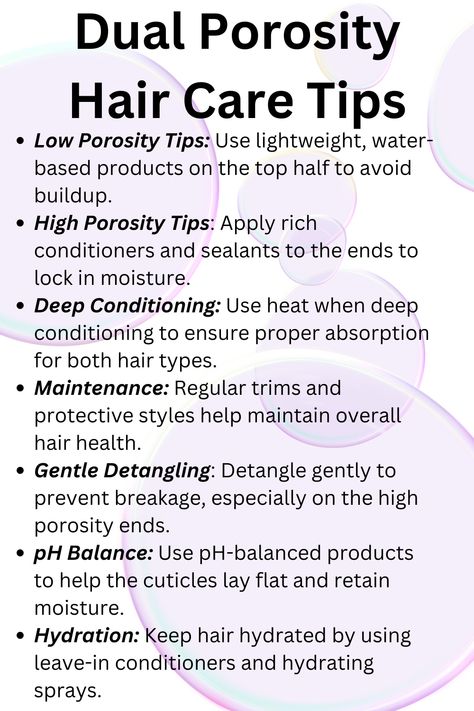 Struggling with low porosity hair on top and high porosity at the ends? Discover the best tips to manage and maintain your unique hair type. Achieve healthy, gorgeous hair with these simple steps! #HairCare #DualPorosity #LowPorosityHair #HighPorosityHair #HealthyHair #HairTips #HairRoutine #NaturalHairCare #HairHealth #MoisturizedHair #CurlyHairCare #HairGoals #HairLover #HairJourney #HairCareRoutine #HealthyHair #HairTips #HairGoals #MoisturizedHair #HairRoutine #BeautyTips #selfcare Low And High Porosity Hair, Moisturizer Tips, Frizzy Wavy Hair, Low Porosity Hair, High Porosity Hair, Work Hair, Low Porosity, Low Porosity Hair Products, Hair Porosity