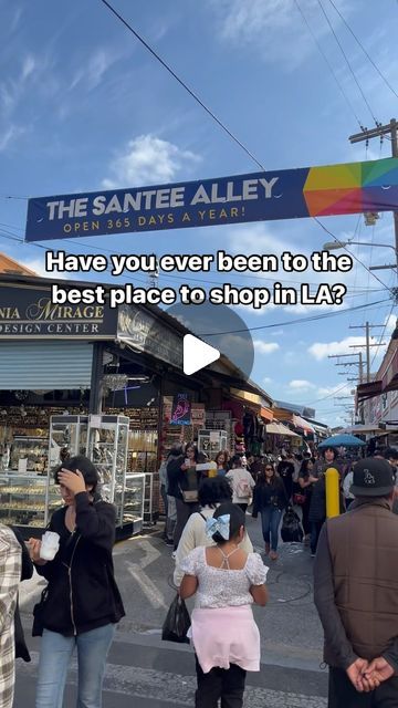 Angela Sorrell-Herrera, MBA 💍❤️ on Instagram: "This alley in downtown LA has some of the best shopping! It is amazing to see just how many shops with different items line this alley for hours and hours of shopping bliss!  📍Santee Alley 317 E12th St., Los Angeles  @thesanteealley  A famously unique shopping experience in the heart of the LA Fashion District!  Shop amazing bargains on everything from trendy apparel and accessories to toys, perfume, and gift items for the whole family at 150+ retailers packed into an open-air corridor. A quick jaunt through this buzzing scene will give any visitor an inspiring dose of color, scent, sound, and culture.  365 DAYS A YEAR |  RAIN OR SHINE |  9:30A – 6:00P  Parking 🚗 There are parking meters on the street if you are lucky enough to find an open Santee Alley, Shopping In La, La Fashion District, Fashion District Los Angeles, Dose Of Colors, Fashion District, Rain Or Shine, La Fashion, Gift Items